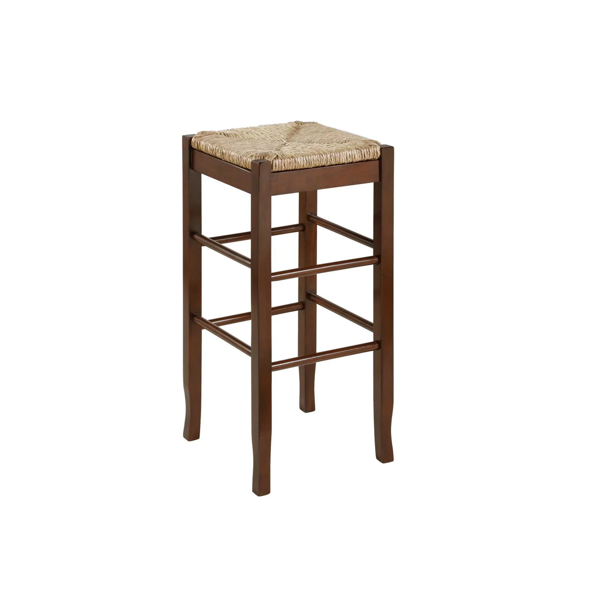 '- Rush Stool Boraam Square 29 Bar in.