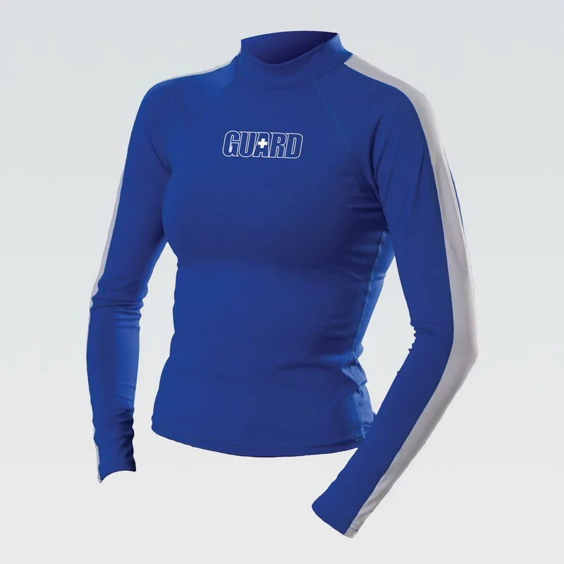 '- Rash Guard-Guard (Price/each)Dolfin Royal-M Women's 202RG
