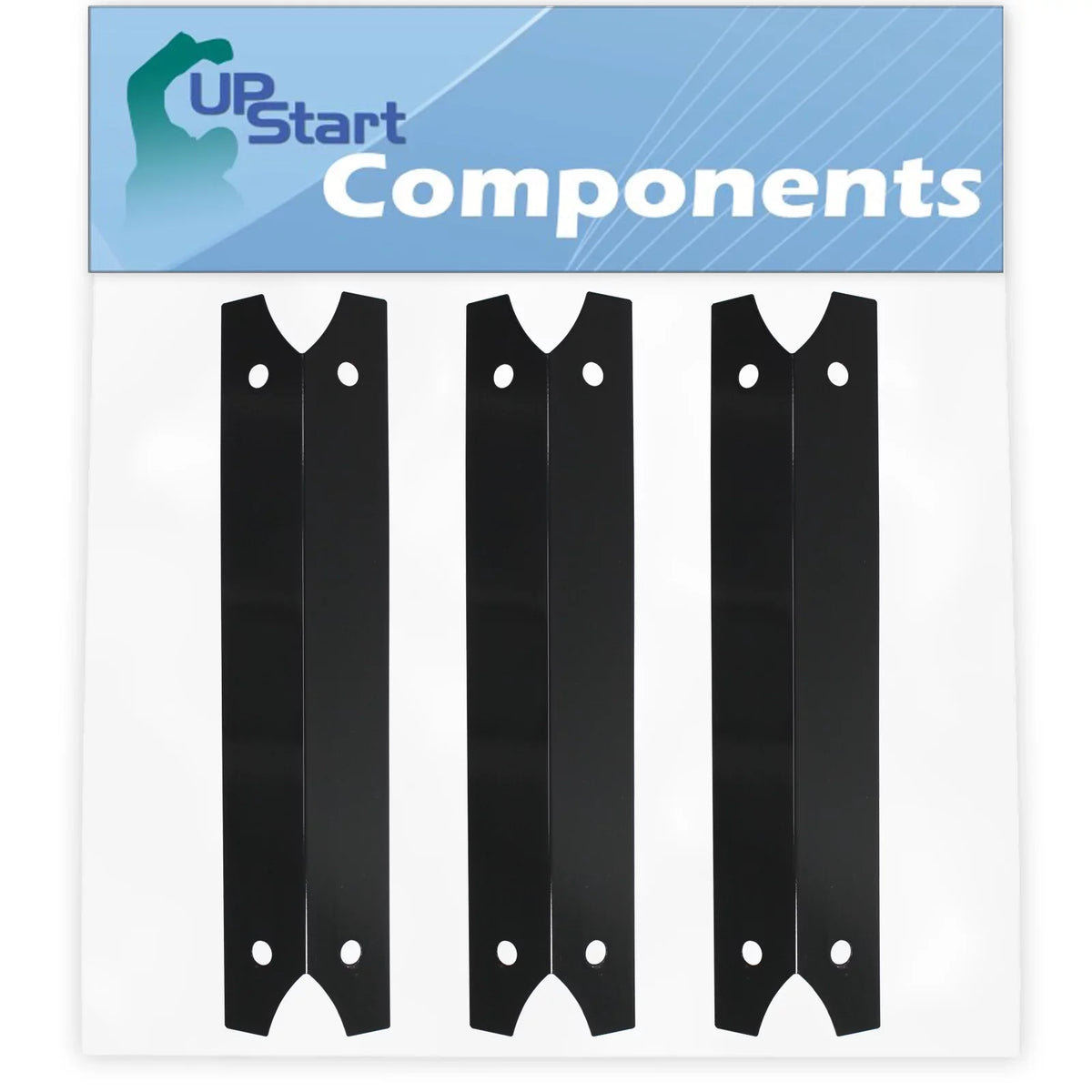 '- Shield Compatible BBQ Plate Steel Burner Bar, 3/4" Tent 810-7440-S Bar, Flavorizer Cover 3-Pack Barbeque Heat Tamer, Porcelain for Replacement Grill Flame 17 Charmglow Vaporizer Parts